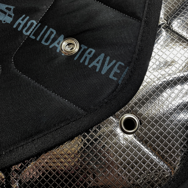 Detail Thermomatte schwarz silber