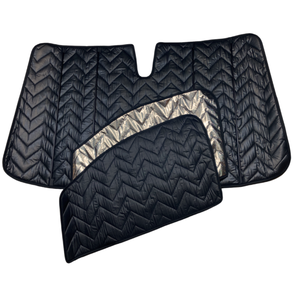 Thermomatte Fahrerhaus mit schwarzen Innenseite und silberner AUßenseite