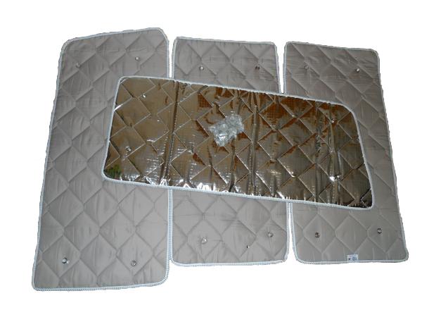 Thermomatten Wohnraum mit grauer Innenseite