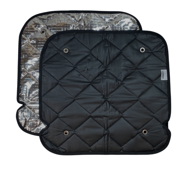 Thermomatten Heck mit schwarzer Innenseite und silberner Außenseite