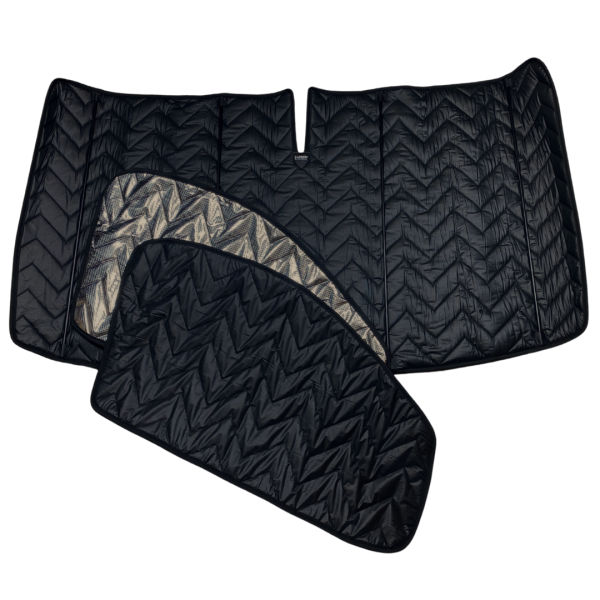 Thermomatte Fahrerhaus mit schwarzen Innenseite und silberner AUßenseite