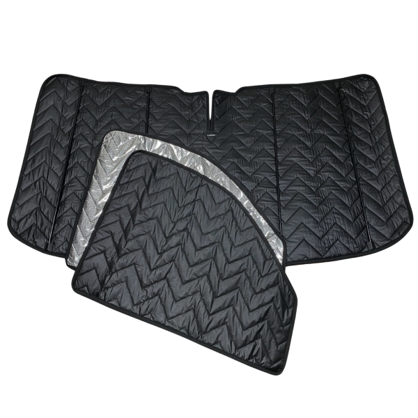 Thermomatten Fahrerhaus mit schwarzer Innenseite und silberner Außenseite