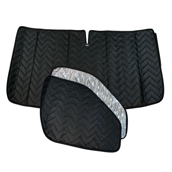 Thermomatte Fahrerhaus mit schwarzen Innenseite und silberner AUßenseite