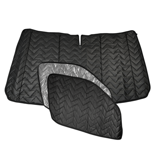 Thermomatte Fahrerhaus mit schwarzen Innenseite und silberner AUßenseite