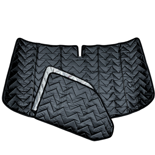 Thermomatten Fahrerhaus mit schwarzer Innenseite und silberner Außenseite