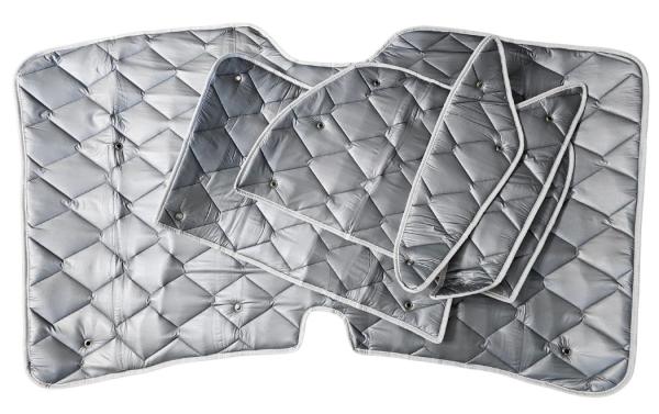 Thermomatten Fahrerhaus mit grauer Innenseite und silberner Außenseite