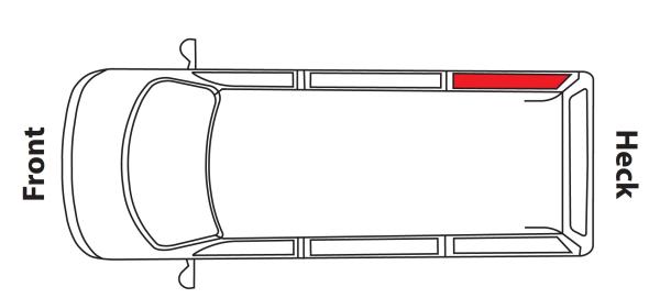 Skizze Van markierter Wohnraumbereich