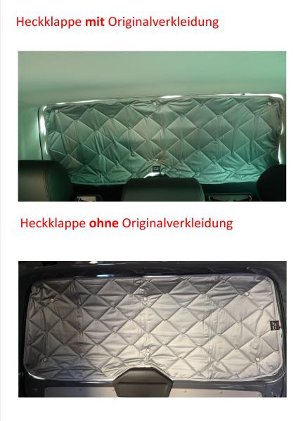 Thermomatte VW T6 / T6.1 Heckklappe mit Originalverkleidung Premium